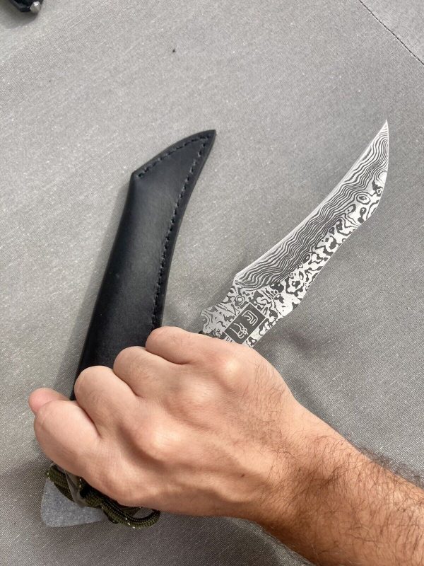 couteau tactique karambit motif damas laser  #0021 – Image 7