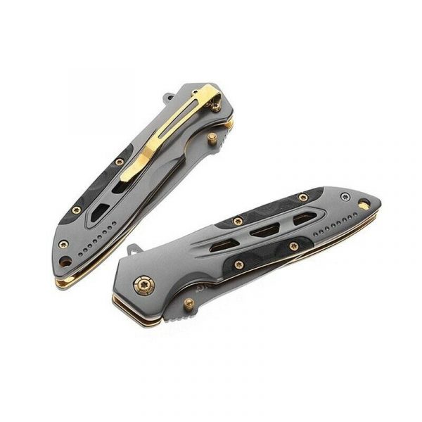couteau pliant gold g10 #0037 – Image 4