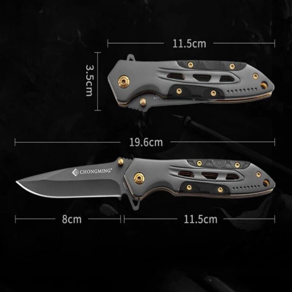couteau pliant gold g10 #0037 – Image 10