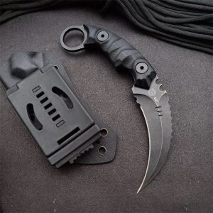 couteau karambit black #0086