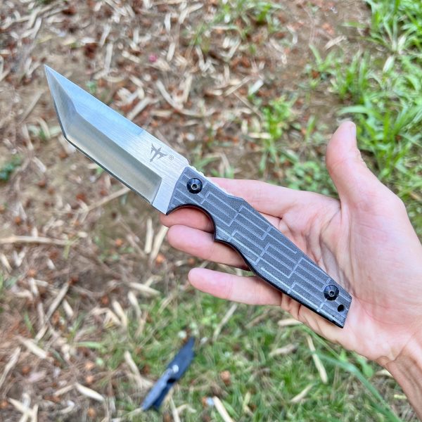 couteau lame tanto manche g10 et son etui #00103 – Image 3