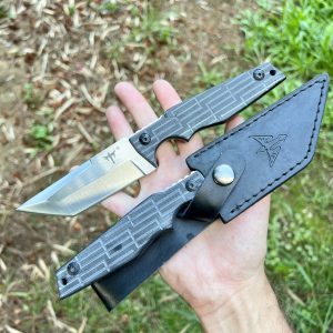 couteau lame tanto manche g10 et son etui #00103