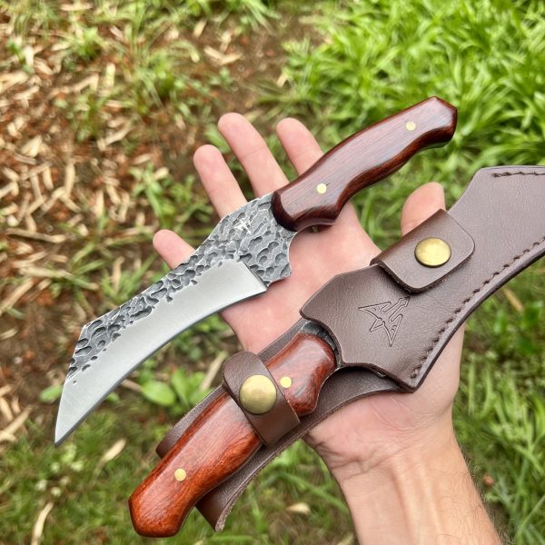 Couteau karambit acier martellé #0135