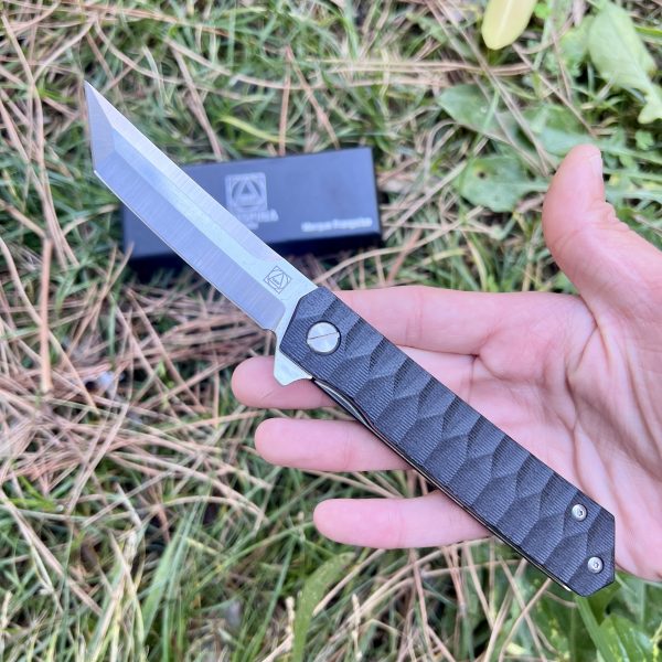 Couteau pliant Obespina D2 tanto G10 #0176 – Image 4