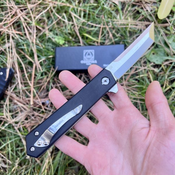 Couteau pliant Obespina D2 tanto G10 #0176 – Image 3