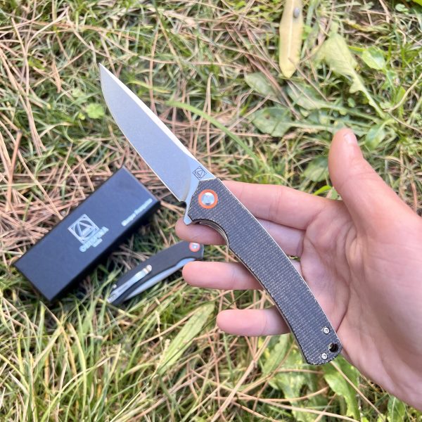 Couteau pliant Obespina G10 D2 stonewash #0180 – Image 2