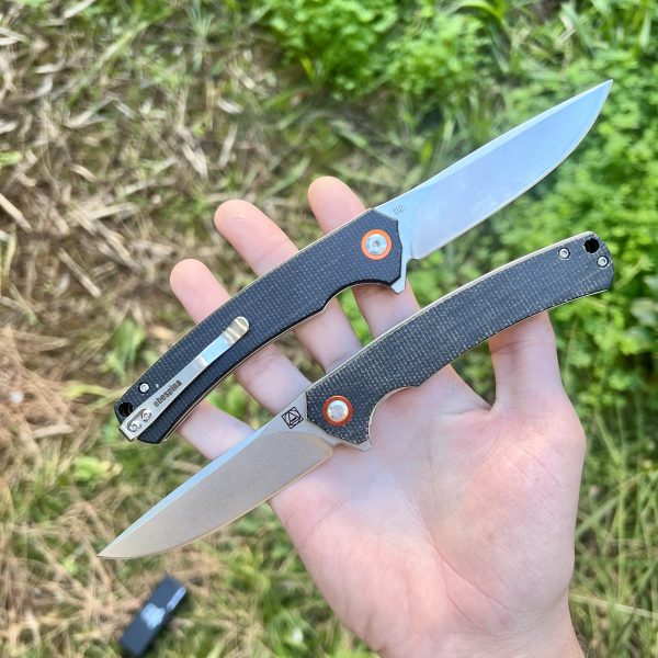Couteau pliant Obespina G10 D2 stonewash #0180 – Image 3
