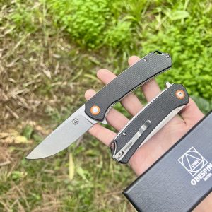 Couteau pliant Obespina G10 D2 stonewash #0185