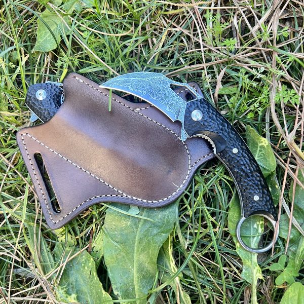 Couteau pliant Karambit damas #0190 – Image 3