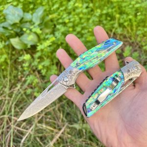 Couteau pliant damas #0157