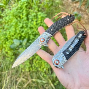 Couteau pliant damas #0147