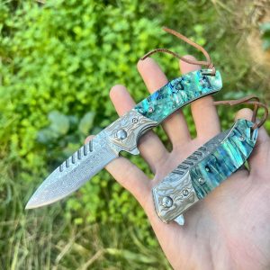 Couteau pliant damas #0143