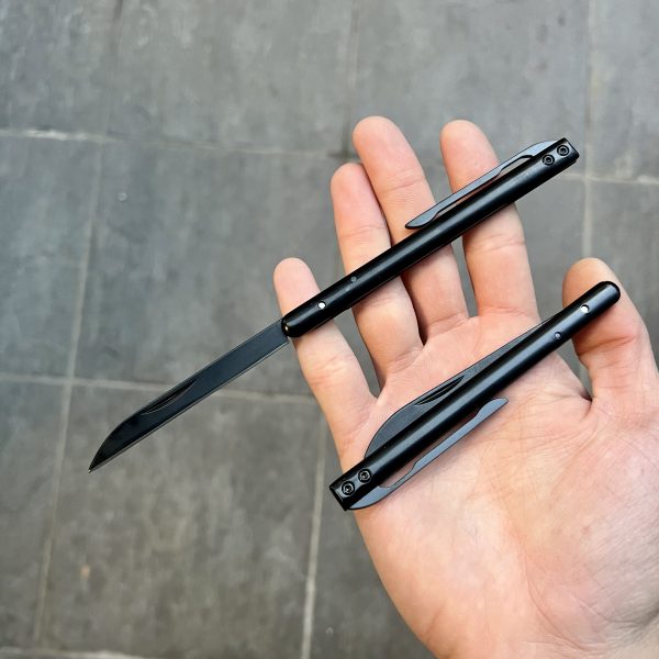 couteau stylo noir #0048 – Image 2