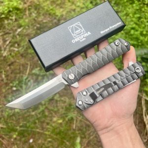 Couteau pliant Obespina lame tanto framelock #0201