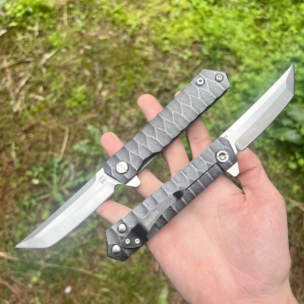 Couteau pliant Obespina lame tanto framelock #0201 – Image 3