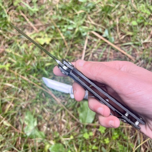 Couteau pliant Obespina lame tanto framelock #0201 – Image 6