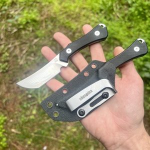 Petit couteau Obespina lame fixe tanto acier D2 kydex #0203