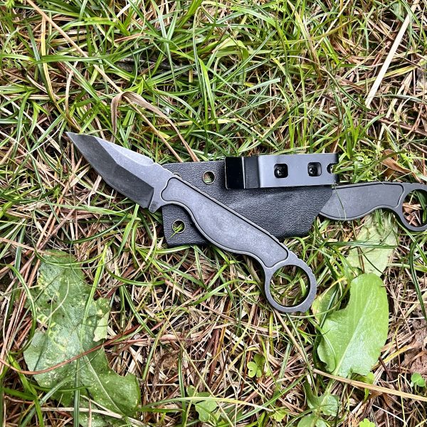 Couteau ring knife tanto kydex #0212 – Image 4
