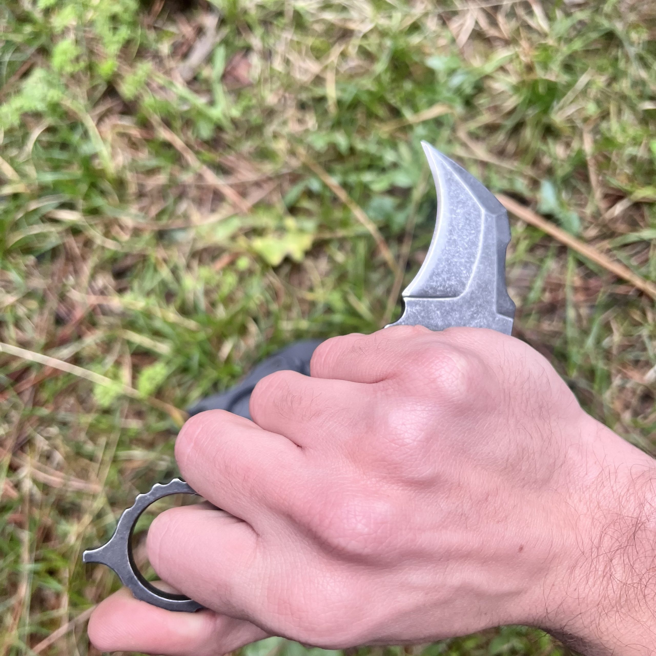 Couteau Karambit D2 kydex G10 vert #0216 – Image 4