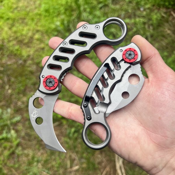 Petit Karambit pliant rouge #0219 – Image 3