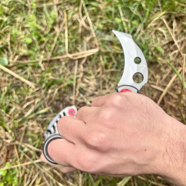 Petit Karambit pliant rouge #0219 – Image 5