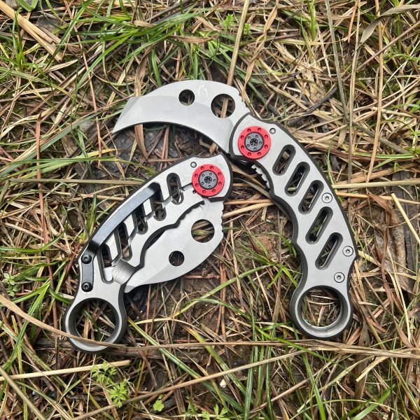Petit Karambit pliant rouge #0219 – Image 6