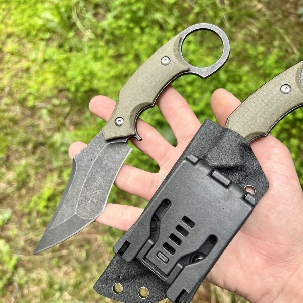Couteau style Karambit etui kydex lame tanto #0224 – Image 4