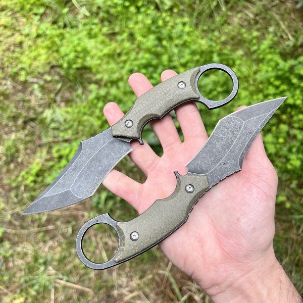 Couteau style Karambit etui kydex lame tanto #0224 – Image 3