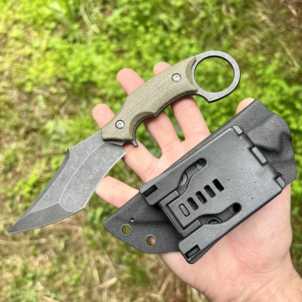 Couteau style Karambit etui kydex lame tanto #0224 – Image 2