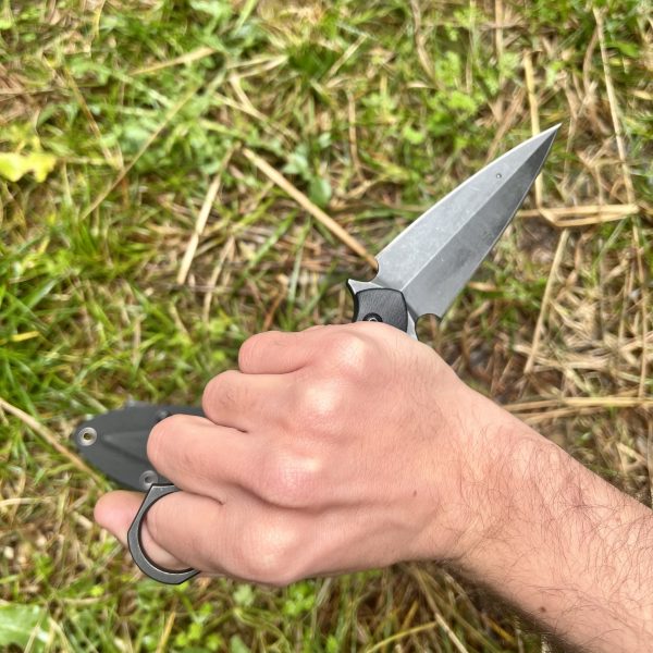 Kunaï kydex D2 micarta noir #0230 – Image 5