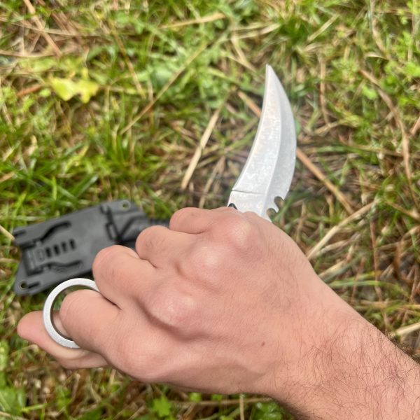 Karambit D2 kydex silver #0231 – Image 4