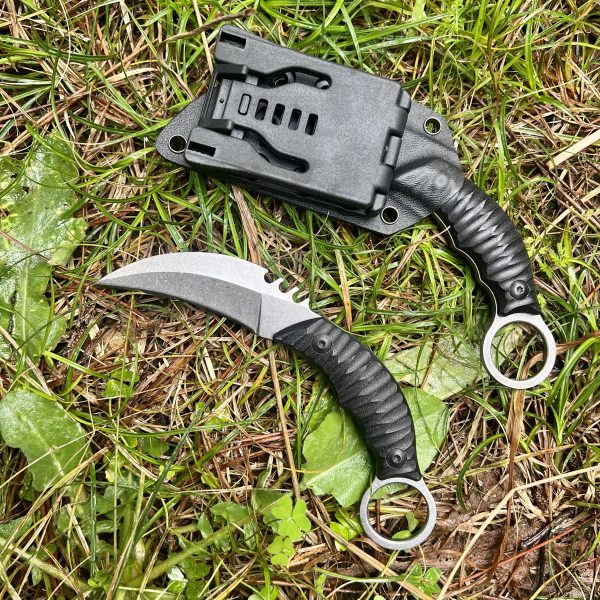 Karambit D2 kydex silver #0231 – Image 6