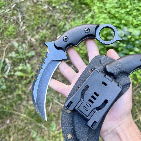 Gros Karambit D2 kydex G10 #236 – Image 3