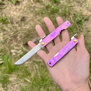 Higonokami 14c28n Titane rose/gold #239