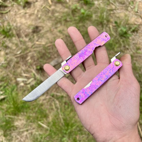 Higonokami 14c28n Titane rose/gold #239