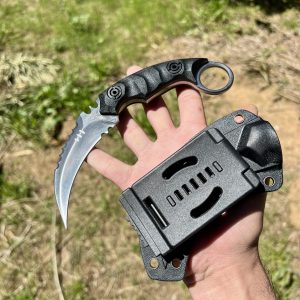 couteau karambit silver #0087