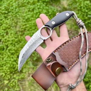 Petit Karambit acier damas #270