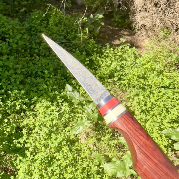 Petit couteau de table en acier damas #281 – Image 5