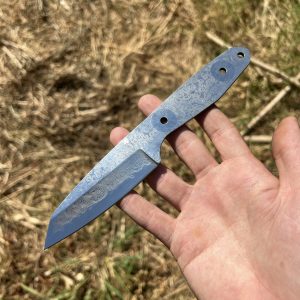 Lame vierge couteau acier damas #308